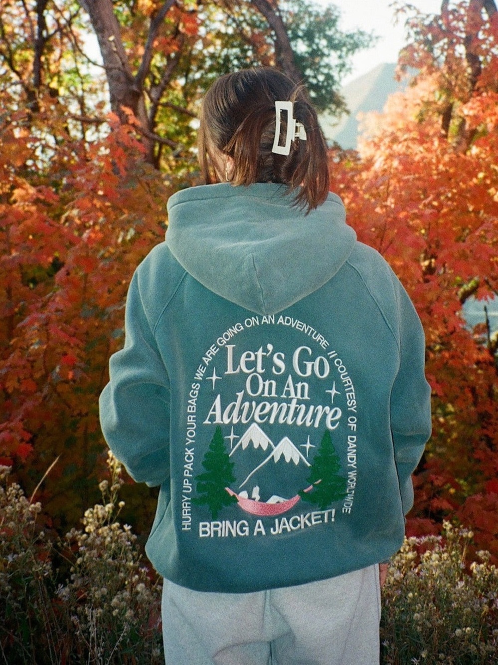 DANDY Let's Go On An Adventure" Oversized Lux Hoodie